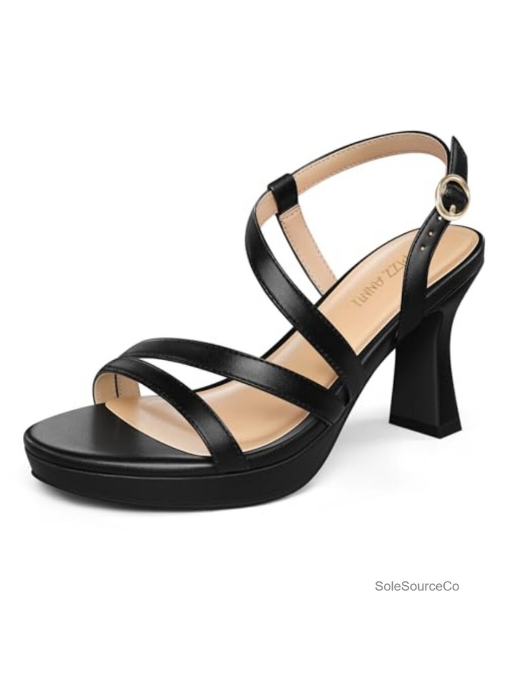 Women's SoleBella Platform Block Heel Sandals 3 Inch Chunky Heels Open Toe